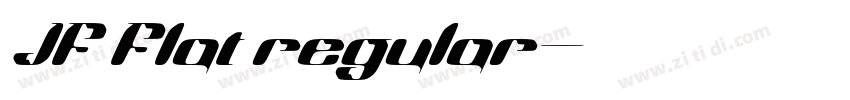 JF Flat regular字体转换